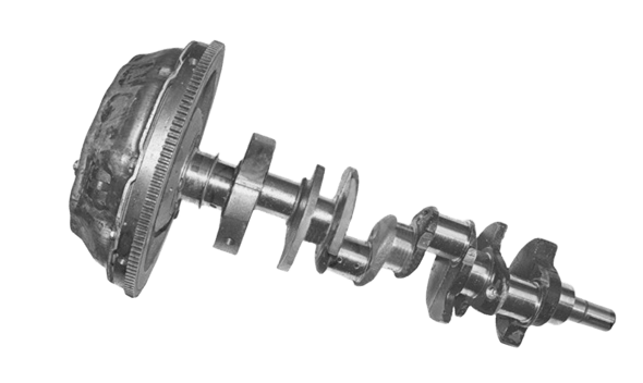 Вал коленчатый с маховиком и сцеплением (для а/м ГАЗ, дв.511, 513)