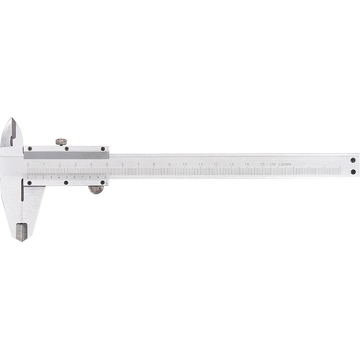 Штангенциркуль 150 мм, цена деления 0,02 мм, металлический, с глубиномером  316315