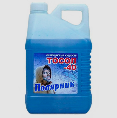 Тосол синий 4кг "Полярник"