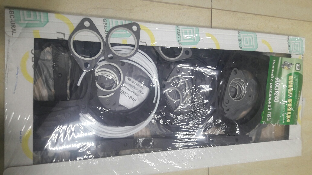 К-т прокл двиг ЯМЗ-240Р с разд. ГБЦ 148 поз."ГБЦ"