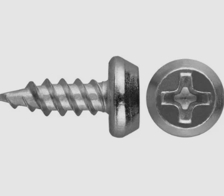 Саморезы ЗУБР для крепл.лист.мет,п/цил.гол.,оцинк, 3,5*11мм