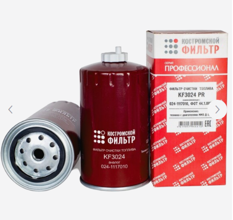Фильтр топл. МТЗ 024-1117010 KF3024 PR резьб."Кострома"