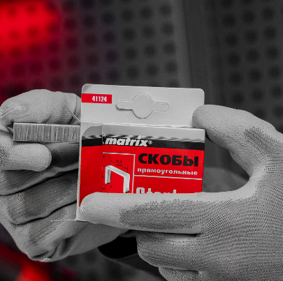 Скобы тип 53/14мм,для мебельн. степлера, 1000 шт."MATRIX"  41124