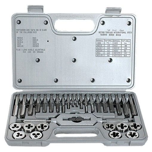 Набор метчиков и плашек М3-М12  31предм. Matrix  77337