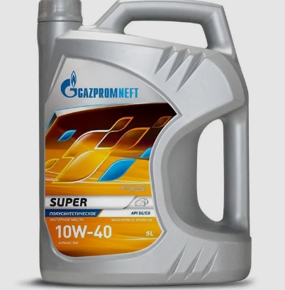 Масло 10W-40 Super (полусинт) 5л. "Газпромнефть"