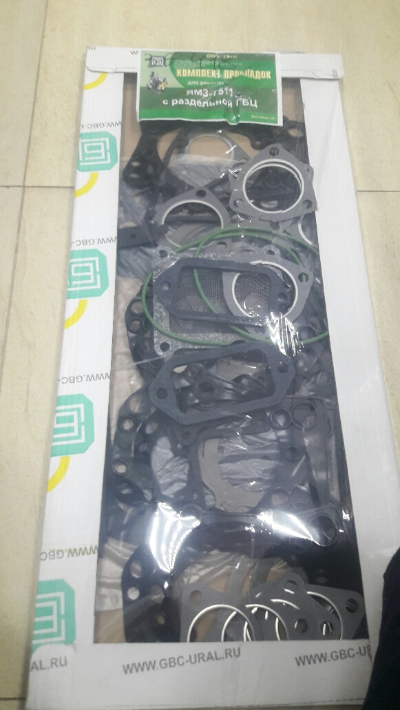 К-т прокл двиг ЯМЗ-7511 с раздельной ГБЦ полн.135 поз. "ГБЦ"