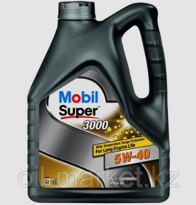 Масло 5W-40 Super-3000 (синт.) 4л. "Mobil"