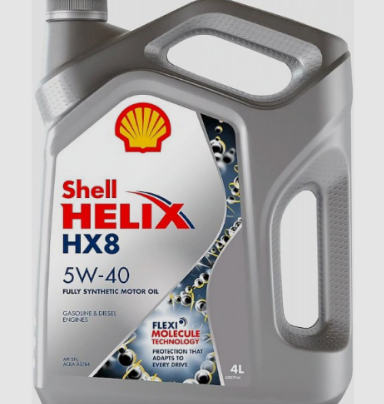 Масло 5W-40 Helix НХ8 synthetic (SN/CF/A3/B4) 4л. "Shell"