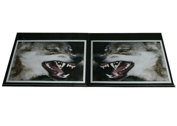 Брызговик задн.  ГАЗель  (320*400) ВОЛКИ, к-т 2шт.  RGBR001 "Волгоград"