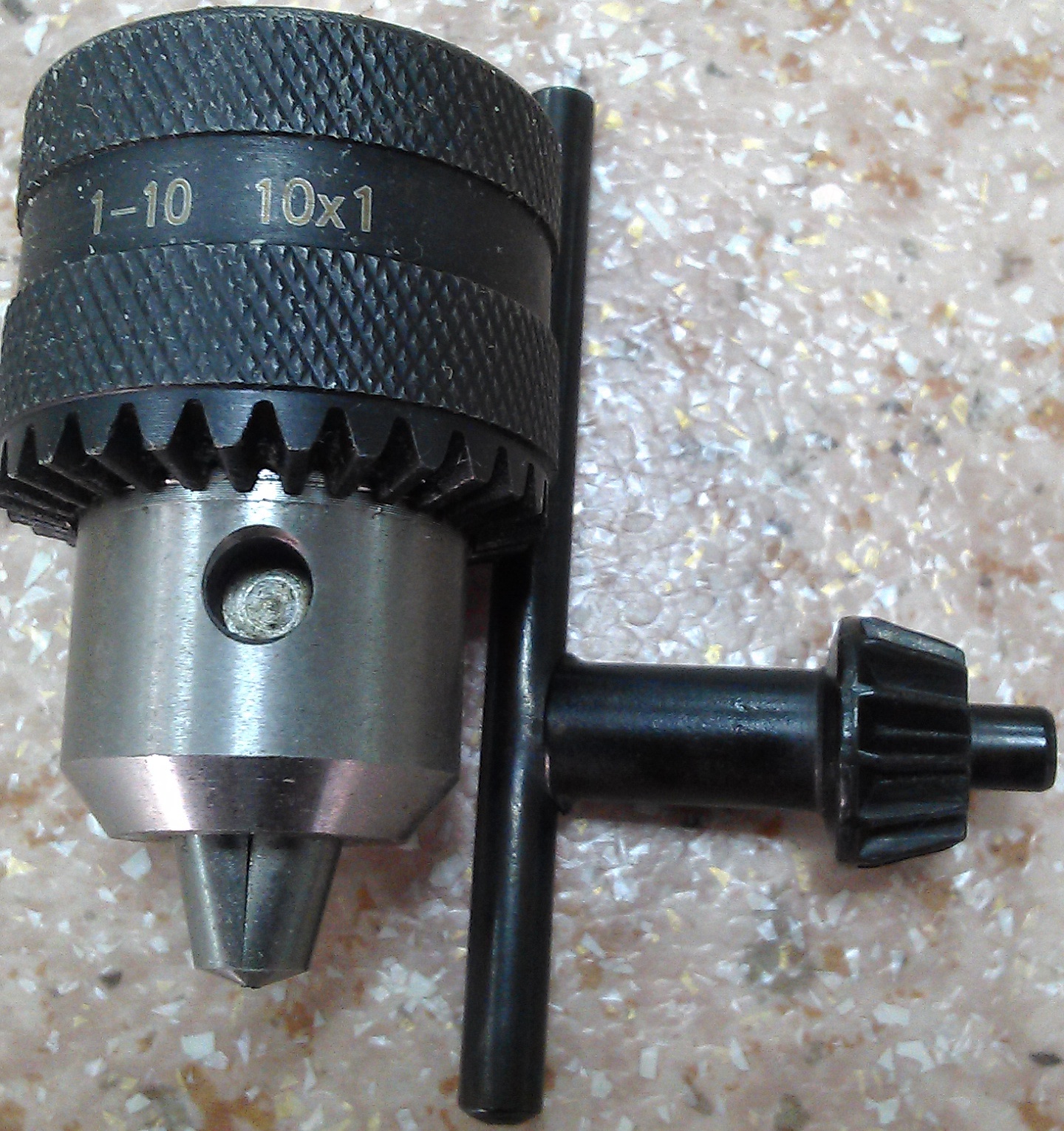 Патрон сверлильный ПСР-10 с ключом (1,0-10мм) резьба М10*1  "НИЗ" 10115011