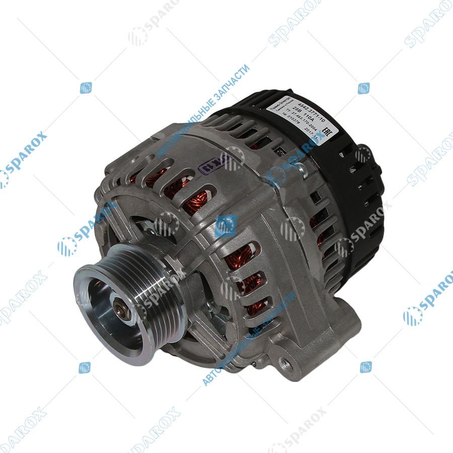Генератор КамАЗ 4542.3771-10 Е3,Е4, 125а (ан.BOSCH 0124655049)  "ELTRA"