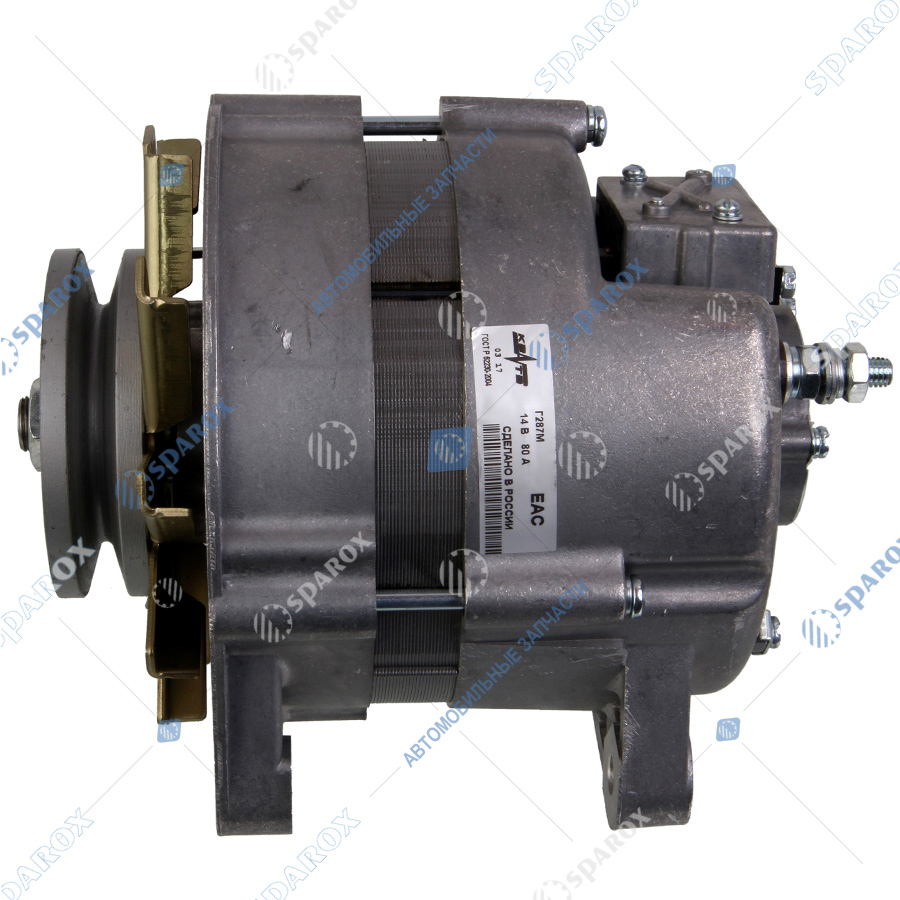 Генератор ПАЗ Г287М-3701 14В,80А "Прамо" 