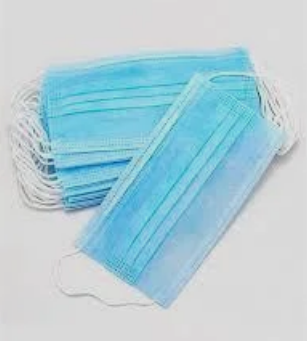 Маска трехслойная одноразовая