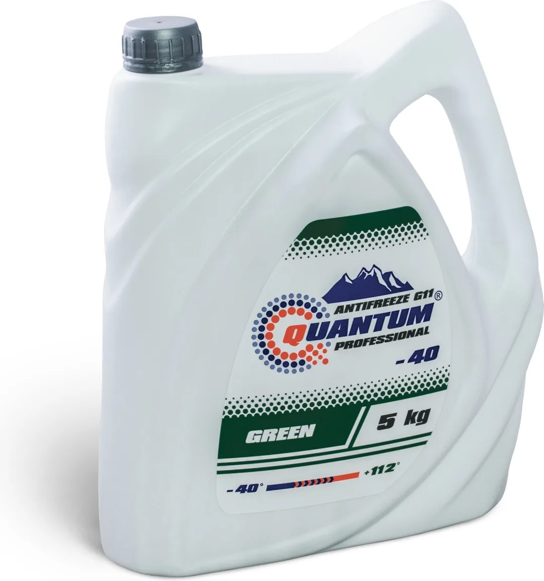 Антифриз 5кг зеленый "QUANTUM"