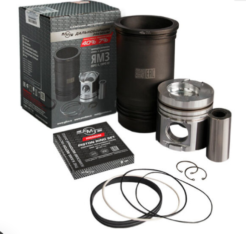 Поршнекомплект ЯМЗ 7511-1004006-10, общая "Дальнобойщик" "КМЗ"