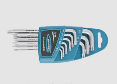 Набор ключей имбусовых 9шт, TORX-TT Т10-Т50 Grojss  16407