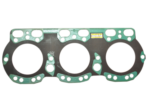 Прокладка ГБЦ ЯМЗ 236Д-1003212-А (зел. МБС) обрезиненная "ПТП"