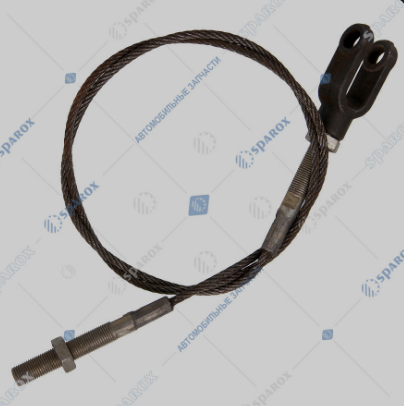 Трос привода тормоза МАЗ 6422-3504250 L-1550 "Б-во"