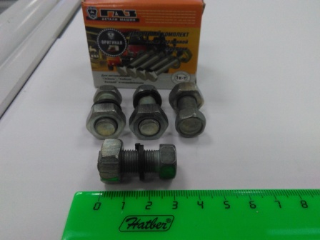 Болт с гайкой кардана Волга, ГАЗель 2217-2200800 к-т 4шт "ГАЗ"