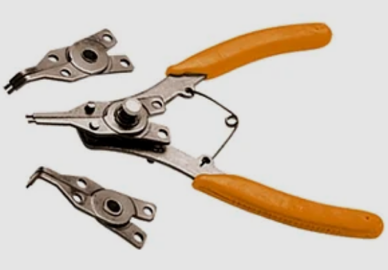 Съемник стопорных колец с насадками универс. 183505