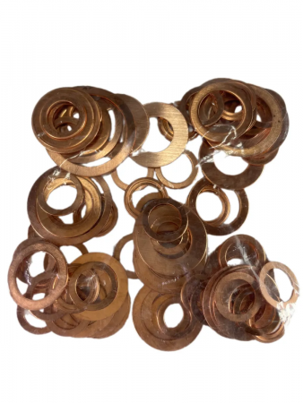 К-т медных шайб ЯМЗ  84шт."ГБЦ"