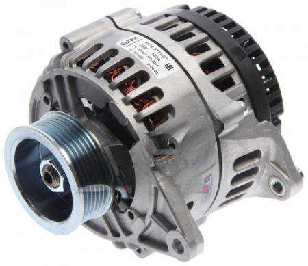 Генератор МАЗ 4512.3771-01 двиг.ЯМЗ-236,238  120А 6 ручьев "ELTRA" 