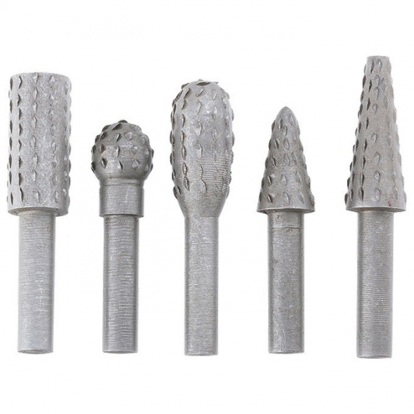 Набор шарошек по дереву 5шт.  70499