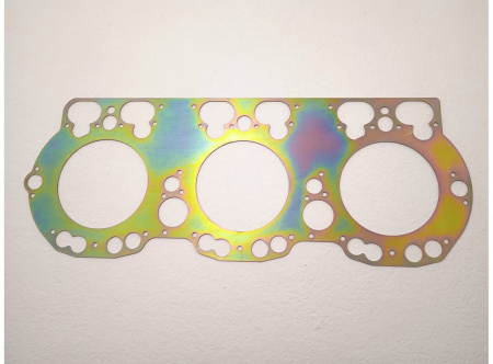 Прокладка ГБЦ ЯМЗ 236Д-1003212 сталь "ЯЗТО"