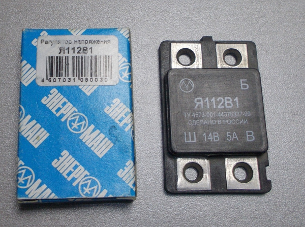 Регулятор напряж.ВАЗ 2107 Я112В1 14,1v   "Энергомаш"