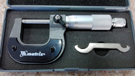 Микрометр механический, 0-25 мм "MATRIX"  317255