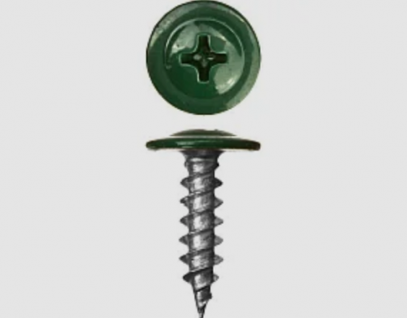 Саморезы ЗУБР с прессшайб.по мет.до 0,9мм,РН2  4,2х14мм 